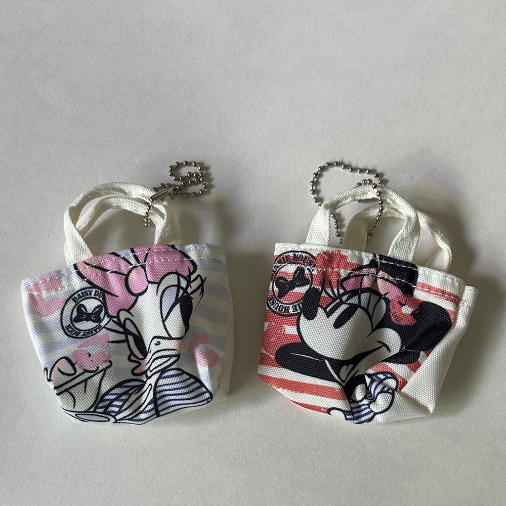Mini Disney Tote Bags (set of 2: Daisy and Minnie Mouse!)